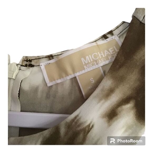 Michael Michael Kors High Low Tie Die Halter Dress - Picture 2 of 4